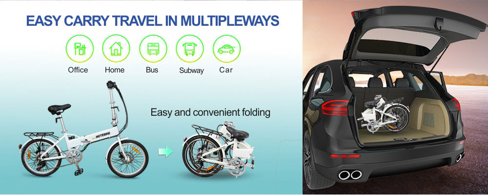 20-Inch Folding Electric Bike – 36V Compact E-Bike with LCD Display, 7-Speed Shimano & Pedal Assist 3 20-Inch Folding Electric Bike – 36V Compact E-Bike with LCD Display, 7-Speed Shimano & Pedal Assist - HOTEBIKE - 3