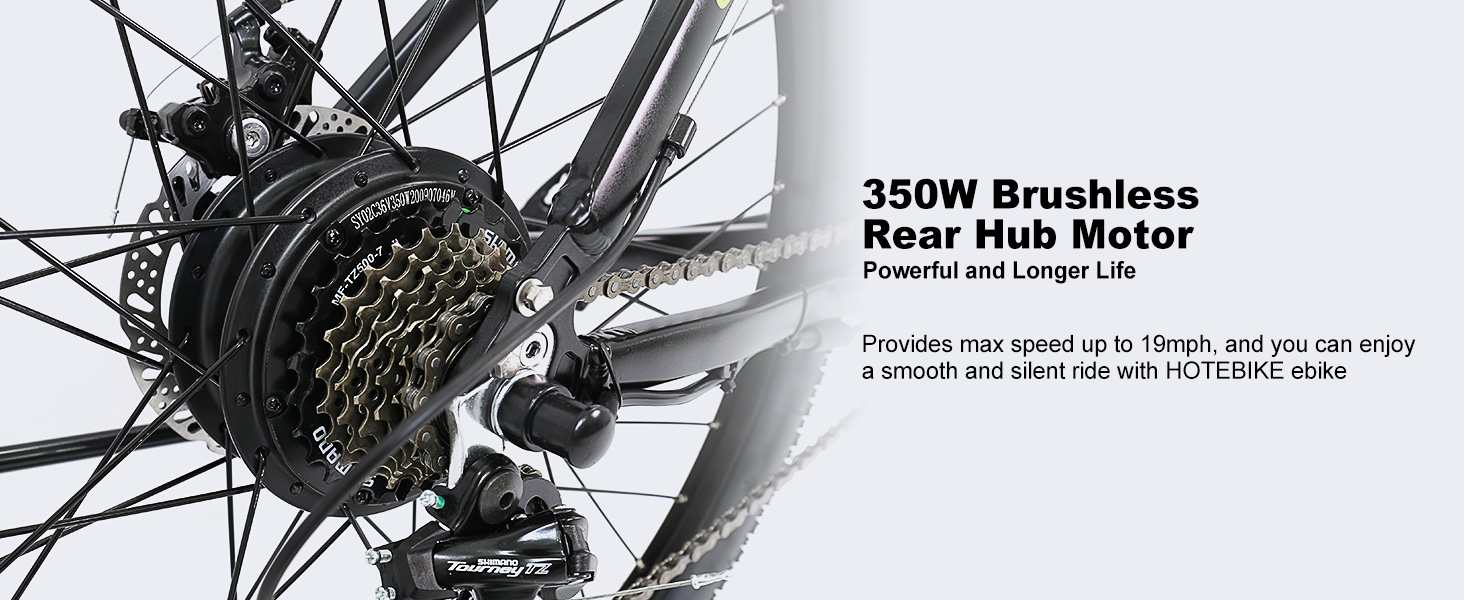 HOTEBIKE 36V 350W 26 Bici Elettrica da Città – Batteria Nascosta, Cambio Shimano, Autonomia 80 km 2 HOTEBIKE 36V 350W 26 Bici Elettrica da Città – Batteria Nascosta, Cambio Shimano, Autonomia 80 km - Bici elettrica da città - 2