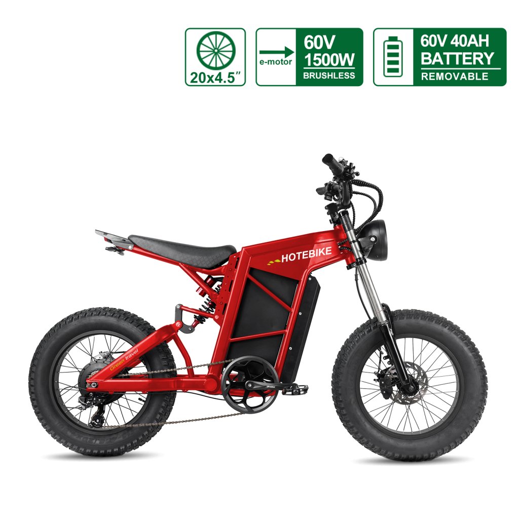 HOTEBIKE Q1 1500W 60V Electric Off-Road Dirt Bike – Ultimate Performance & Range