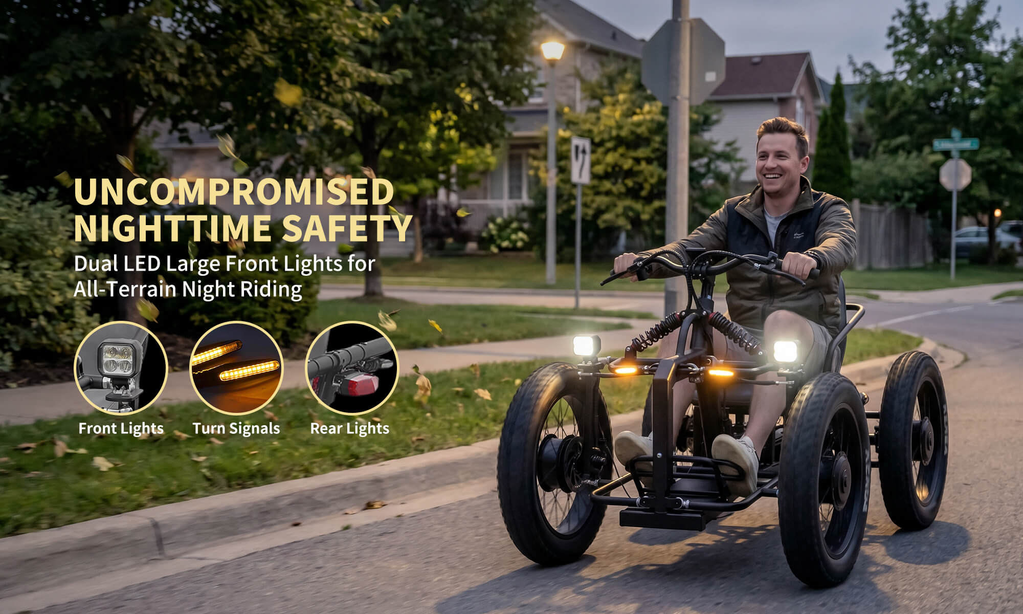 HOTEBIKE 5000W 4WD Electric ATV | All-Terrain Off-Road Quad 5 HOTEBIKE 5000W 4WD Electric ATV | All-Terrain Off-Road Quad - Fat Tire Electric Bike - 5